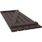 Ekena Millwork Americraft 5-Board (2 Batten) Wood Spaced Board-n-Batten Shutters w/ Z-Bar, ARW102SB519X77TBH, PR ARW102SB519X77TBH - alternate 6